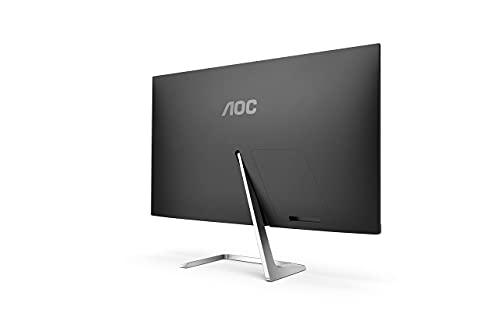 AOC Q27T1 - LED monitor - 27" - 2560 x 1440 WQHD @ 60 Hz - IPS - 350 cd/m - 1000:1 - 5 ms - 2xHDMI, DisplayPort - silver