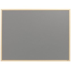 Viking Wall Mountable Notice Board 120 x 90 cm Grey