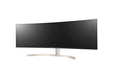 LG 49WL95C - LED monitor - curved - 49" - 5120 x 1440 Dual Quad HD @ 60 Hz - IPS - 350 cd/m - 1000:1 - HDR10 - 5 ms - 2xHDMI, DisplayPort, USB-C - speakers