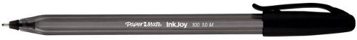 Best Value Paper Mate InkJoy 100 CAP Ball Pen with 1.0 mm Medium Tip - Assorted Fun Colours, Pack of 12