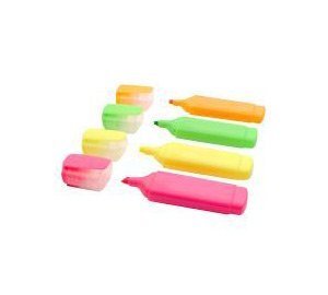 Best Value Whitebox Assorted Brand & Color, Hi-Glo Highlighters (Pack of 4)