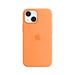 Apple - Back cover for mobile phone - MagSafe compatible - silicone - marigold - for iPhone 13 mini