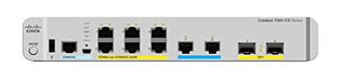 Cisco Catalyst 3560CX-8XPD-S - Switch - Managed - 8 x 10/100/1000 (PoE+) + 2 x combo 10 Gigabit SFP+ - desktop, rack-mountable, DIN rail mountable, wall-mountable - PoE+ (240 W)