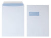 Best Value Business Envelopes, white, window C4 324mmx229mm, Peel & Seal, pack of 20