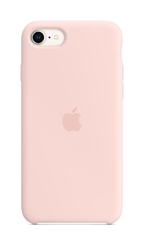 Apple - Back cover for mobile phone - silicone - chalk pink - for iPhone 7, 8, SE (2nd generation), SE (3rd generation)