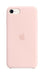 Apple - Back cover for mobile phone - silicone - chalk pink - for iPhone 7, 8, SE (2nd generation), SE (3rd generation)