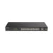 D-Link DGS 1100-26MPV2 - Switch - smart - 24 x 10/100/1000 (PoE+) + 2 x combo Gigabit SFP - rack-mountable - PoE+ (370 W)