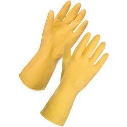 Best Value Rubber Gloves Medium Yellow [Pair]