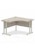 Dynamic Impulse 1200mm Corner Desk Grey Oak Top Silver Cantilever Leg I003530