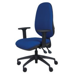 Energi-24 Synchro Tilt Ergonomic Office Chair with Adjustable Armrest and Seat Air-Care Blue