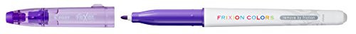 Best Value Pilot Frixion Colors Erasable Fibre Tip Colouring Pen - Violet, Pack of 12