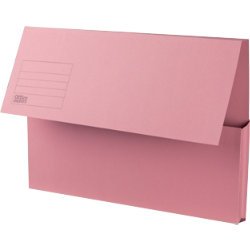 Best Value niceday Manilla Document Wallets Foolscap 285gsm - Pink