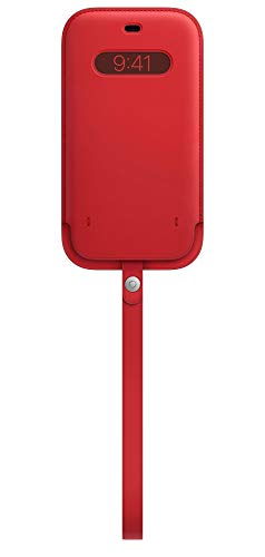 Apple with MagSafe (PRODUCT) RED - Protective sleeve for mobile phone - leather - red - for iPhone 12 Pro Max