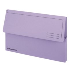 Best Value Heavy weight Document File Wallets Purple Fs