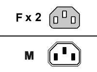 HP 1xC13-C14 Y-Cable