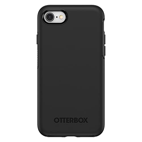 OtterBox Symmetry Series - Pro Pack - back cover for mobile phone - polycarbonate, synthetic rubber - black - for Apple iPhone 7, 8, SE (2nd generation)