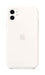 Apple - Back cover for mobile phone - silicone - white - for iPhone 11