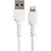 StarTech 15cm Durable USB A to Lightning Apple MFI Certified Cable White