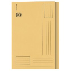 Best Value Square Cut Folders Foolscap 180gsm Yellow - Pack of 100