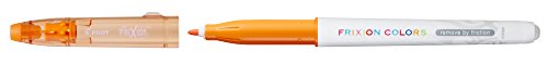 Best Value Pilot Frixion Colors Erasable Fibre Tip Colouring Pen - Orange, Pack of 12