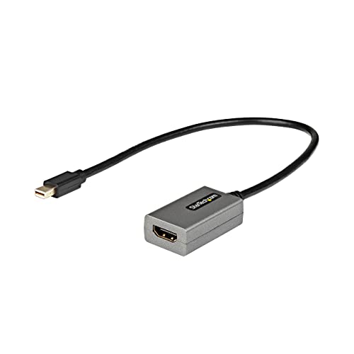 StarTech 1080p Mini DisplayPort 1.2 to HDMI Adapter 12 Inch Long Attached Cable