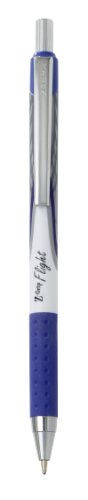 Best Value Zebra 13302 Pen 1.2mm Z-Grip Flight Smooth Ink Retractable Ballpoint - Blue