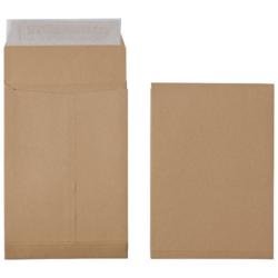 Premium Brown Gusset V Bottom C5 229 x 162 x 25mm Peel and Seal 140gsm Plain - Box of 125