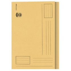 Best Value Square Cut Folders Foolscap 180gsm Yellow - Pack of 100