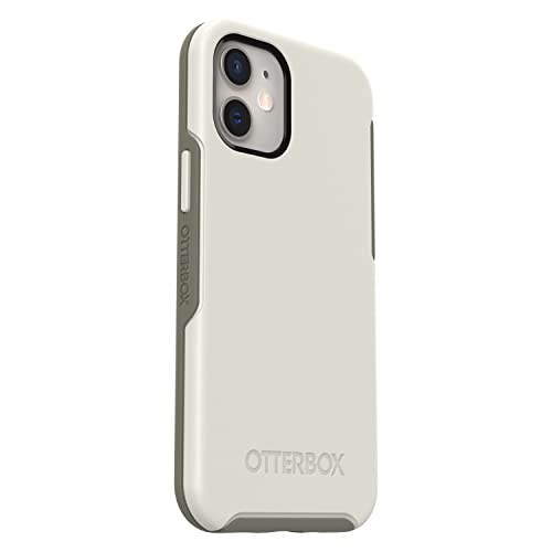 OtterBox Symmetry Series+ with MagSafe - Back cover for mobile phone - polycarbonate, synthetic rubber - spring snow beige - for Apple iPhone 12 mini