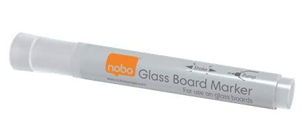 Best Value Nobo 1905323 Nobo Glass Whiteboard Markers - White