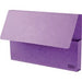 Best Value niceday Pressboard Document Wallets Foolscap 285gsm Purple -