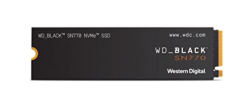 WD_BLACK SN770 WDS100T3X0E - Solid state drive - 1 TB - internal - M.2 2280 - PCI Express 4.0 x4 (NVMe)