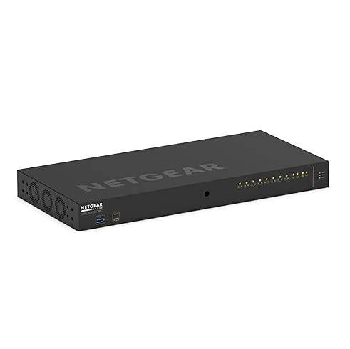 NETGEAR AV Line M4250-10G2XF-PoE+ - Switch - L3 - Managed - 10 x 10/100/1000 (8 PoE+) + 2 x 10 Gigabit SFP+ - side to side airflow - rack-mountable - PoE+ (240 W)