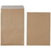 Best Value Premium Brown Gusset V Bottom 356 x 254 x 25mm Peel and Seal 140gsm Plain - Box of 125