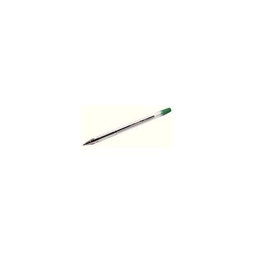 Best Value Q-Connect 3 Medium Ballpoint Pen, Green, Pack of 50