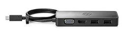 HP USB-C Travel Hub G2 - Docking station - USB-C - VGA, HDMI - Europe - for OMEN by HP Laptop 16, Victus by HP Laptop 16, ZBook 15u G6, 17 G5, 17 G6