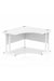 Dynamic Impulse 1200mm Corner Desk White Top White Cantilever Leg MI002389