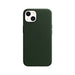 Apple - Back cover for mobile phone - with MagSafe - leather - sequoia green - for iPhone 13