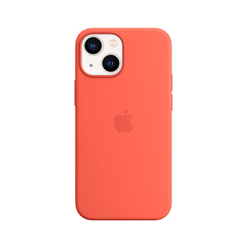 Apple - Back cover for mobile phone - with MagSafe - MagSafe compatibility - silicone - nectarine - for iPhone 13 mini