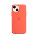 Apple - Back cover for mobile phone - with MagSafe - MagSafe compatibility - silicone - nectarine - for iPhone 13 mini