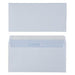 Best Value Premium Peel & Seal Envelopes White Wallet DL 110gsm Plain-Box of 500