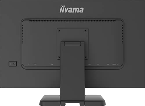 iiyama ProLite T2453MIS-B1 - LED monitor - 24" (23.6" viewable) - touchscreen - 1920 x 1080 Full HD (1080p) @ 60 Hz - VA - 250 cd/m² - 3000:1 - 4 ms - HDMI, VGA, DisplayPort - speakers - matte black