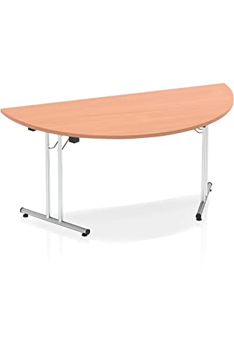 Dynamic Impulse 1600mm Folding Semi circle Table Maple Top I000721