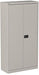 Qube by Bisley 2 Door Stationery Cupboard with Shelves Goose Grey BS0028