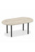 Dynamic Impulse 2400mm Boardroom Table Beech Top Silver Post Leg I000084