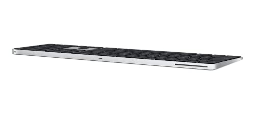 Apple Magic Keyboard with Touch ID and Numeric Keypad - Keyboard - Bluetooth, USB-C - QWERTY - US English - black keys