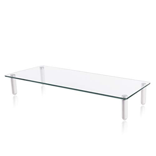 NewStar Transparent Monitor Stand (Clear Acrylic) - Stand for Monitor - glass - transparent