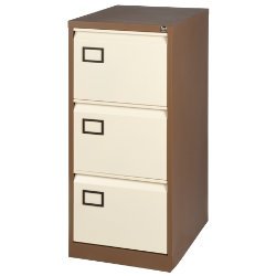 Best Value RS Pro-fit 3 Drawer Filing Cabinet Brown/Cream