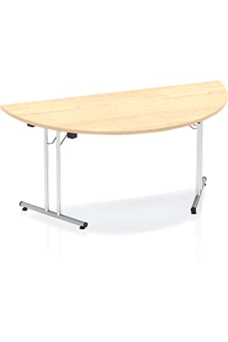 Dynamic Impulse 1600mm Folding Semi circle Table Maple Top I000721