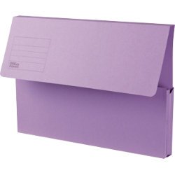 Best Value Heavy weight Document File Wallets Purple Fs